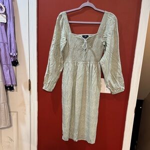 Able the Joyce Smocked Midi Dress 👗 NWT